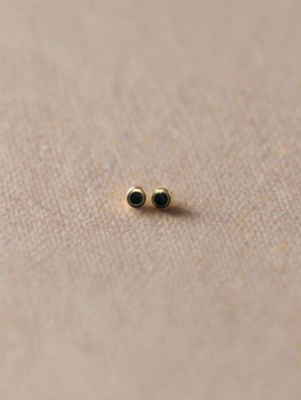 Studs Black & Golden