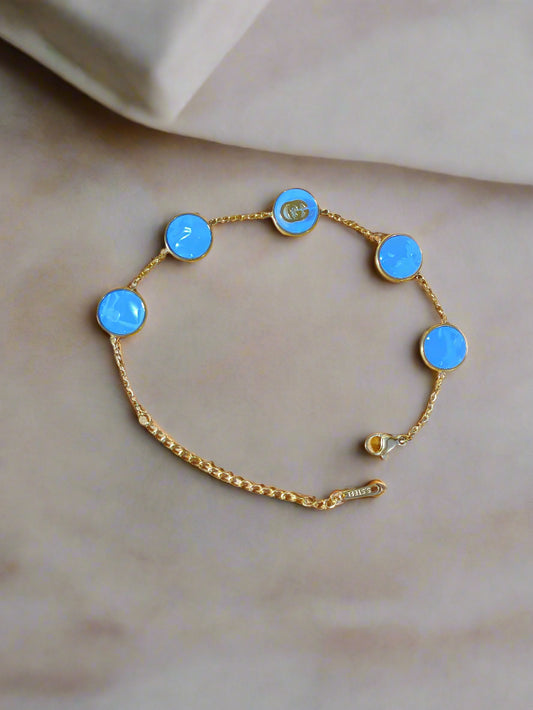 Fashion Logo Bracelet – Premium Designer Look | Stainless Steel