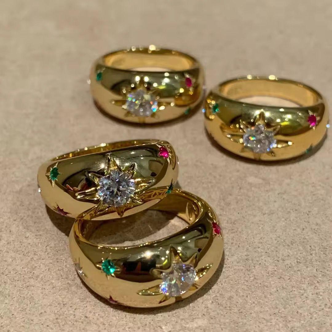 Vintage Dopamine Star Ring